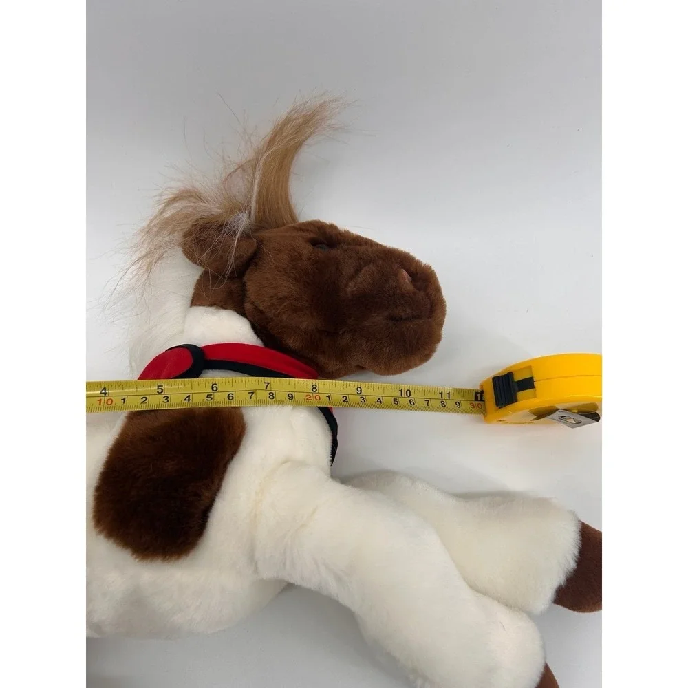 2005 Wells Fargo Legendary Horse Plush Toy Brown White Pony Stuffed Animal 11